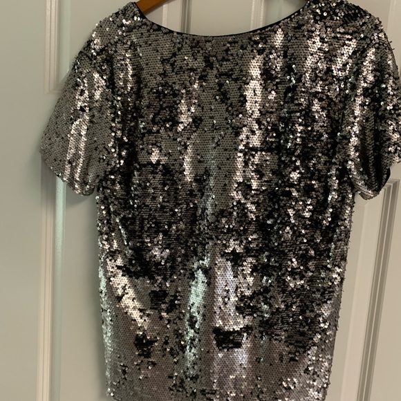 Sequin top silver - Picture 2 of 2